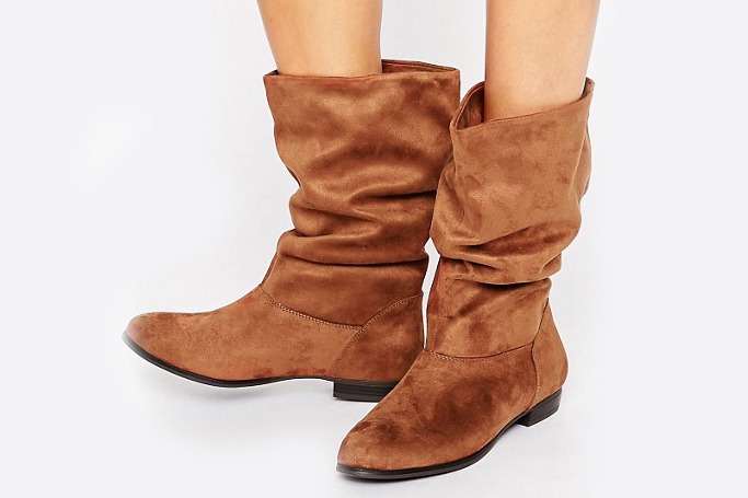 Call it Spring Gogali Scrunch Flat Calf Boots